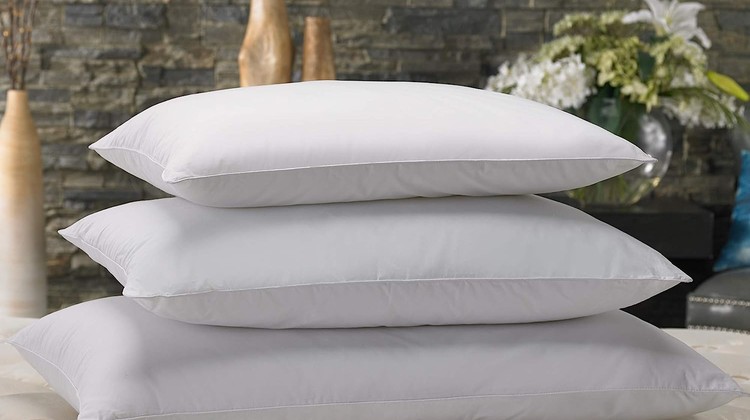 Marriott hotels use pillows from a variety of leading brands, including Marriott's own signature hypoallergenic pillow, Pacific Coast® Down Pillows, and Serta® Pillows