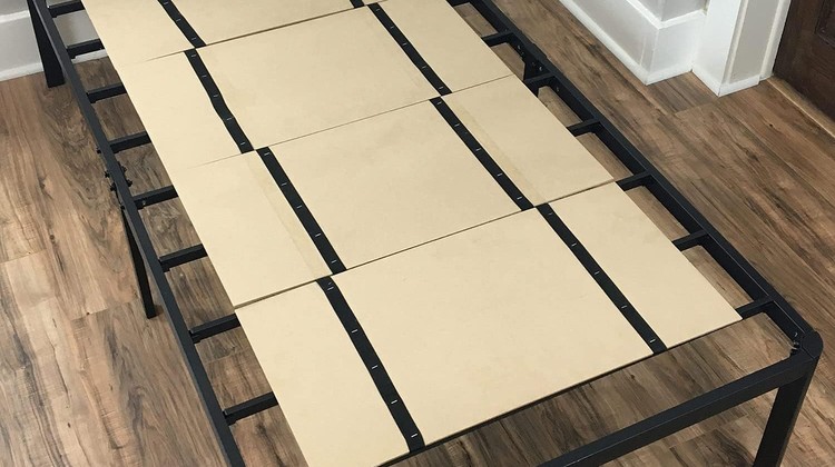 You can add a mattress foundation, box spring, bunkie board, or slats to provide support for a mattress on the floor